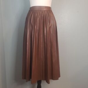 Sincerely Jules Chocolate A-Line Skirt